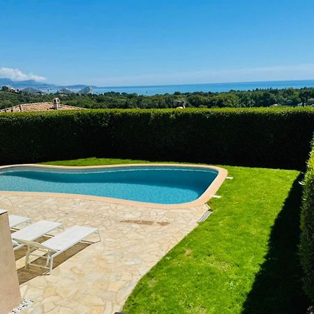 Villa Piscine Avec Magnifique Vue Mer Panoramique Biot Exterior foto